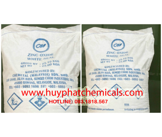 ZnO - Kẽm Oxit - Zinc Oxide 99.8 Malaysia